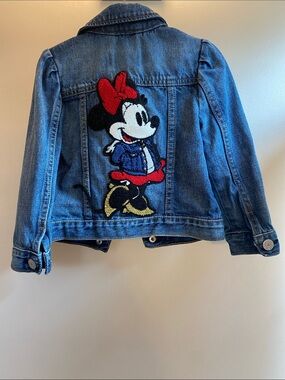 GAP Toddler 3T Minnie Mouse Denim Jacket